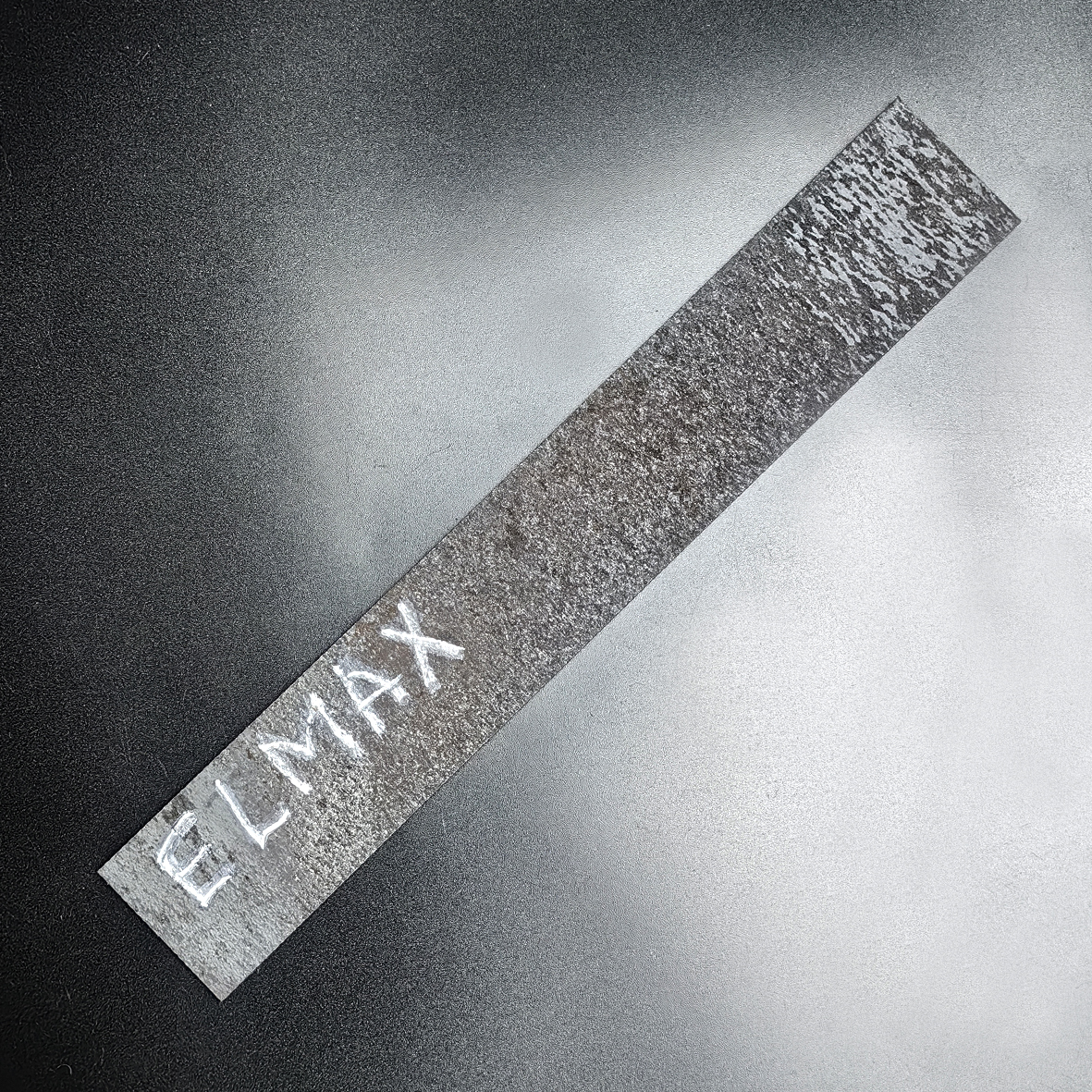 Заготовка для ножа из стали Elmax размеры: 200х35х3.7 мм